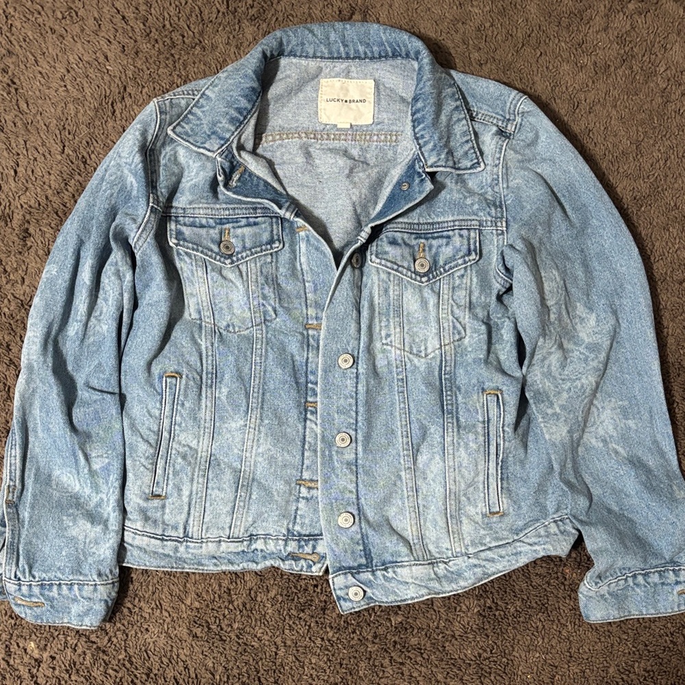 Lucky Brand Faded Blue Denim Jacket